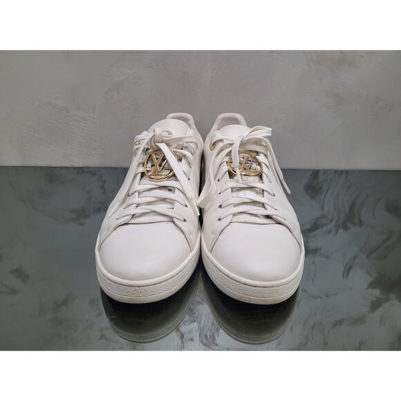 Louis Vuitton Frontrow Leather Sneakers - Size 38.5 (40) - Picture 2 of 8
